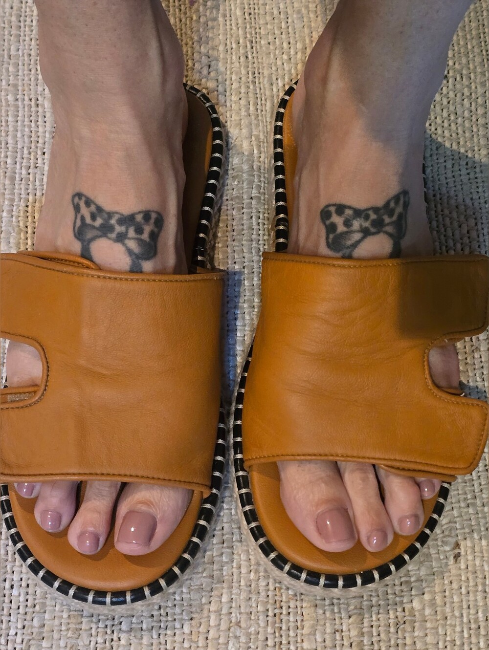 Dear FRANCES PALMA SLIP SIZE 10Cognac Palma Slide Perfext For Summer